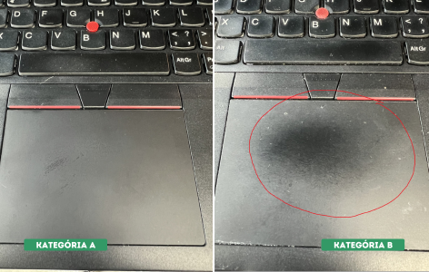 Opotrebovanie touchpadu