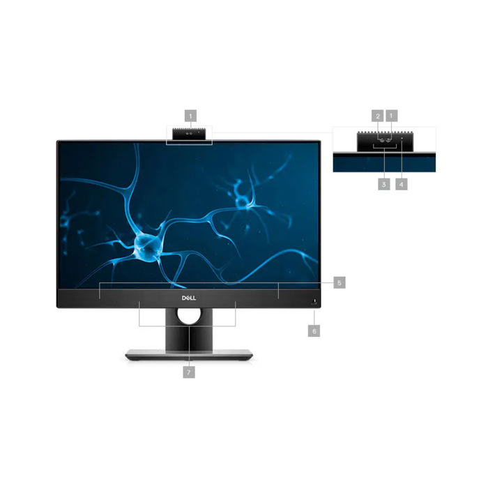 Dell Optiplex 5480 AiO i3, 8GB/256GB, Windows 11 - B | Záruka: 1 rok