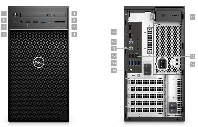 Dell Precision 3640 i7, 16GB/512GB, Windows 11 - B | Záruka: 1 rok