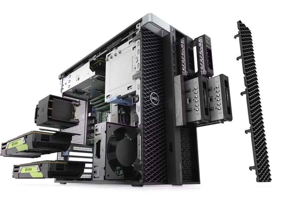 Dell Precision 5820 Xeon, 64GB/2x1TB+2x4TB, Windows 11 - B | Záruka: 1 rok
